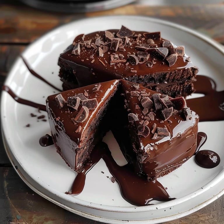 Bolo de Chocolate Saudável com 4 Ingredientes