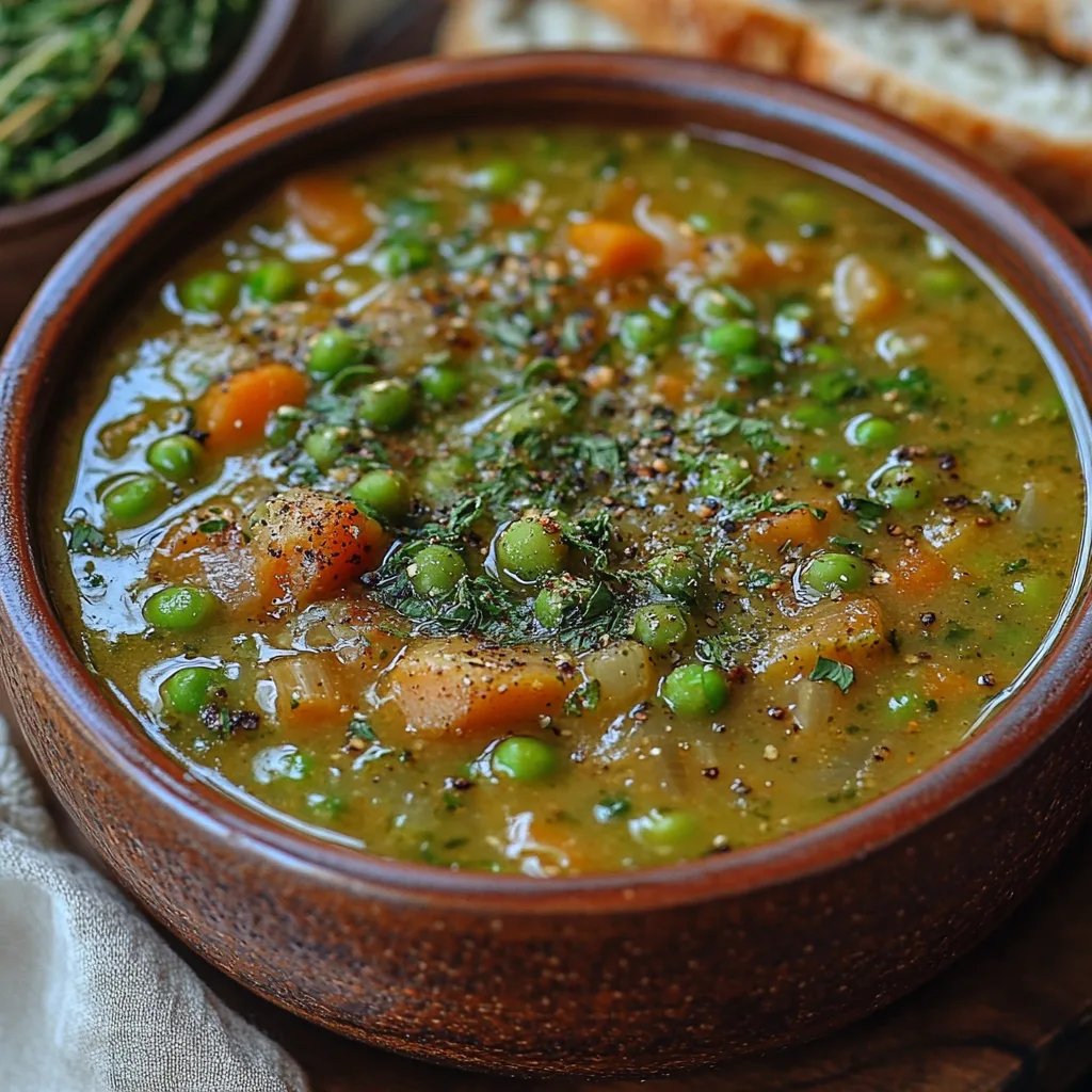 Sopa Romena de Ervilhas Verdes: Uma Receita Incrível e Definitiva para 6 Pessoas