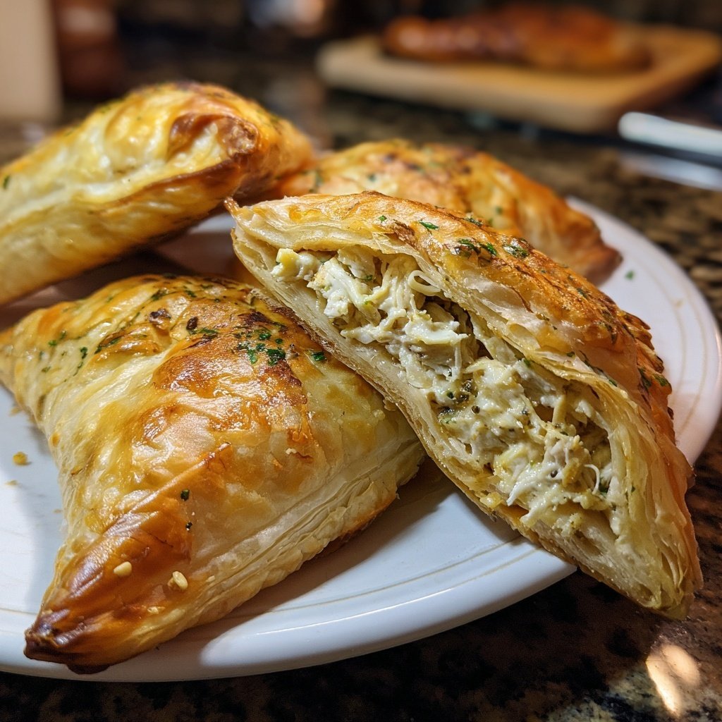 Rangoon Caranguejo Massa Folhada