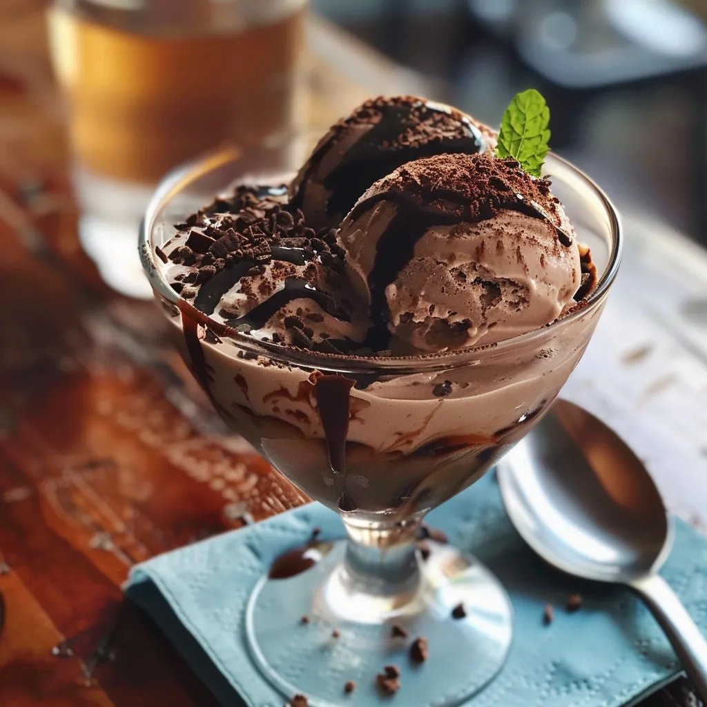 Sorvete de Brigadeiro Moça