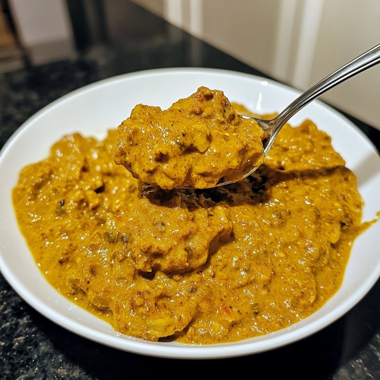 Curry de grão-de-bico com sabores internacionais