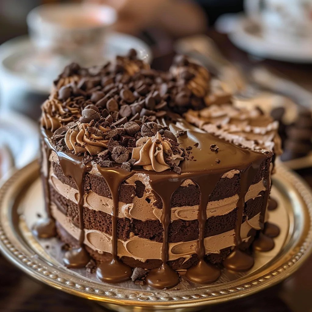 Bolo de Chocolate com Café Mocha