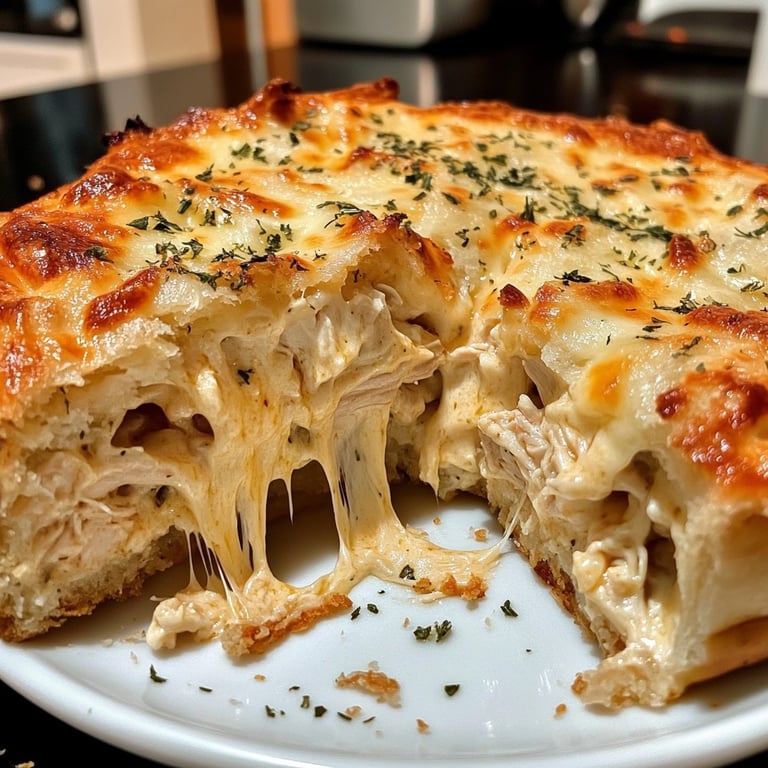 Frango com Lasanha Cremosa