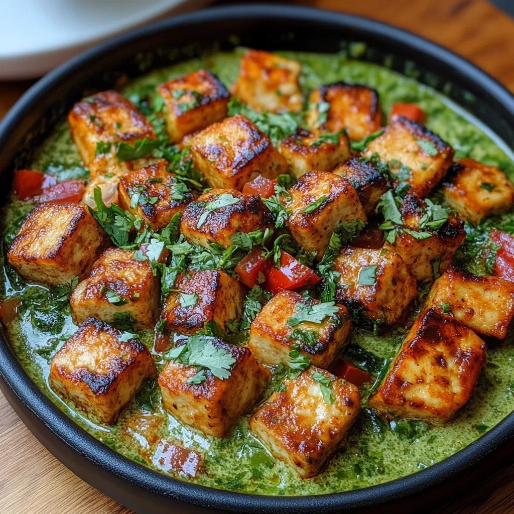 Tofu com Chipotle em Molho Cremoso de Poblano: Uma Receita Incrível e Definitiva Para 4 Pessoas