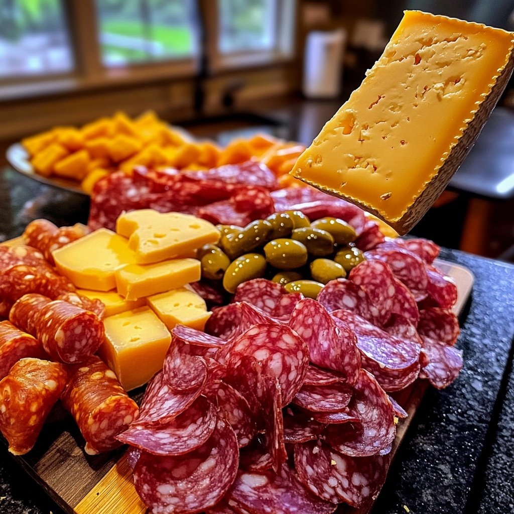 Seleção de frios para noite de vinhos