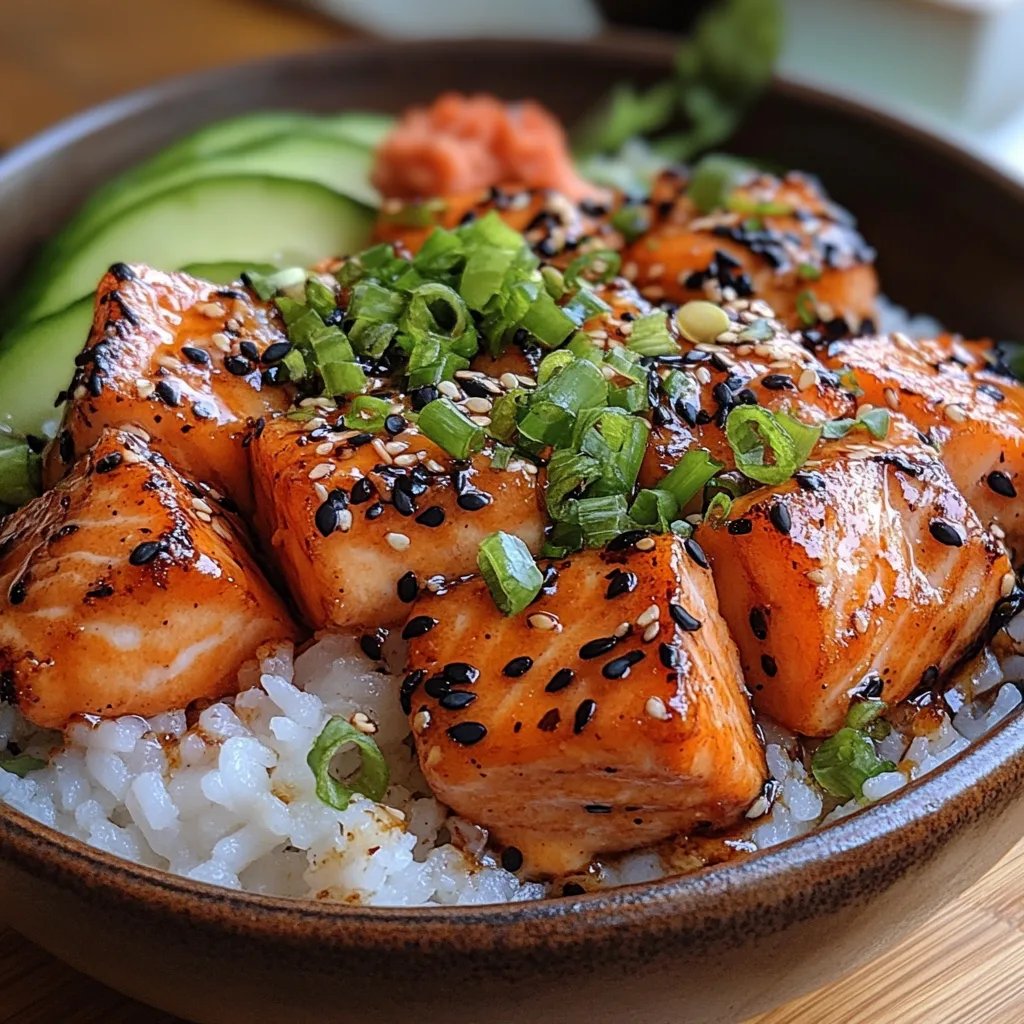 Tigela de Arroz com Bolinhas de Salmão Frito Picante: Uma Receita Incrível e Definitiva