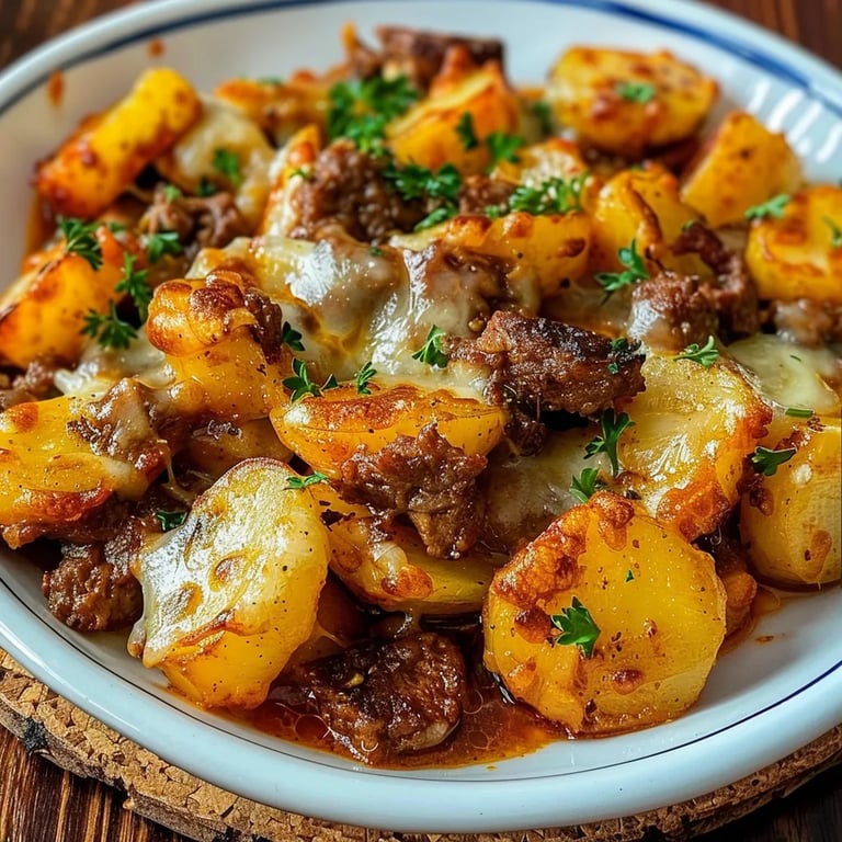 Carne Moída com Batatas